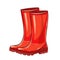 Red Rubber Garden boots