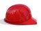 Red safety helmet