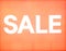 Red sale banner