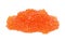 Red salted caviar, heap