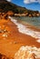 Red San Blas Beach in Nadur Gozo is marvelous beach in Gozo Maltese Islands