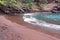 Red Sand Beach on Kaihalulu Bay - Island of Maui, Hawaii