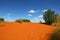 Red sand hill (Australia)