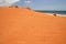 Red sandbank