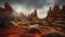 Red Sands and Spired Skies: A Hauntingly Beautiful Apocalypse