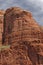 Red Sandstone Bluff in the Desert