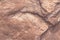 Red sandstone is a large stone used for landscaping, decorating the garden to look natural with man-made and many patterns on the