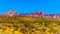 Red Sandstone Mountains of Red Rock Canyon National Conservation Area near Las Vegas, Nevada, USA