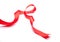 Red satin gift ribbon