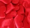 Red Satin Hearts Background