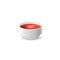 Red sauce, fresh tomato ketchup or spicy liquid hot chili pepper in white bowl