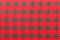 Red scott pattern fabric texture