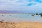 Red Sea coast and mangroves in the Ras Mohammed National Park. Famous travel destionation in desert. Sharm el Sheik, Sinai