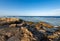 Red Sea Egypt Africa - Seascape with waves breaking on the reef