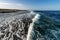 Red Sea Egypt Africa - Waves crash on the coral reef