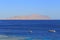 Red sea and Tiran island