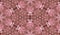 Red seamless pattern. Amusing delicate soap bubbles. Lace hand drawn textile ornament. Kaleidoscope