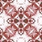 Red seamless pattern. Appealing delicate soap bubb