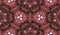 Red seamless pattern. Astonishing delicate soap bubbles. Lace hand drawn textile ornament. Kaleidosc