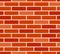 Red shades brick wall seamless pattern, vector