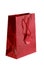 Red shiny gift bag