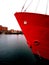 red ships hull