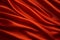 Red Silk Fabric Background, Satin Cloth Waves Texture