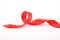 Red silk ribbon