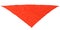 Red silk triangular neckerchief