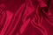 Red silky textile background