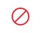 red, simple, flat, modern, clean stop, cancel, block, no, stoppage, quit, remove, delete,take away, cancelled icon