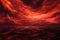 Red sky and sea, doomsday, apocalypse. AI generative