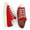 Red sneakers isolated on white. 3D illustration