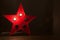 Red Soviet Star Light Background