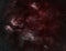 Red space cloudy background