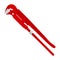 Red Spanner pipe wrench for car fixing