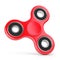 Red spinner on white background