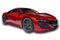 Red Sports Car Isolated