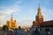 Red Square,the central area in Moscow