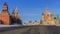 Red Square (Kremlin and St. Basil\'s Cathedral.) Moscow, Russia