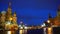 Red Square panorama cremlin clock chimes wall, red star, Saint Basil`s Cathedral