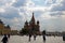 Red Square and The Saint Basil`s Cathedral, Moscow , Russia