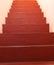 Red staircase rising to infinity and beyond