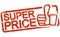 red stamp with text Super Price