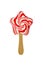 Red Star lollipop