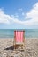 Red Striped Deckchair