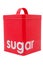 Red sugar Container