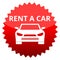 Red sun sign rent a car