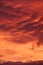 Red sunrise cloudscape
