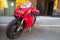 Red super bike Ducati 749s